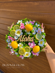 Aloha nyári ajtódísz