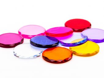 Colorful eyelash adhesive glass